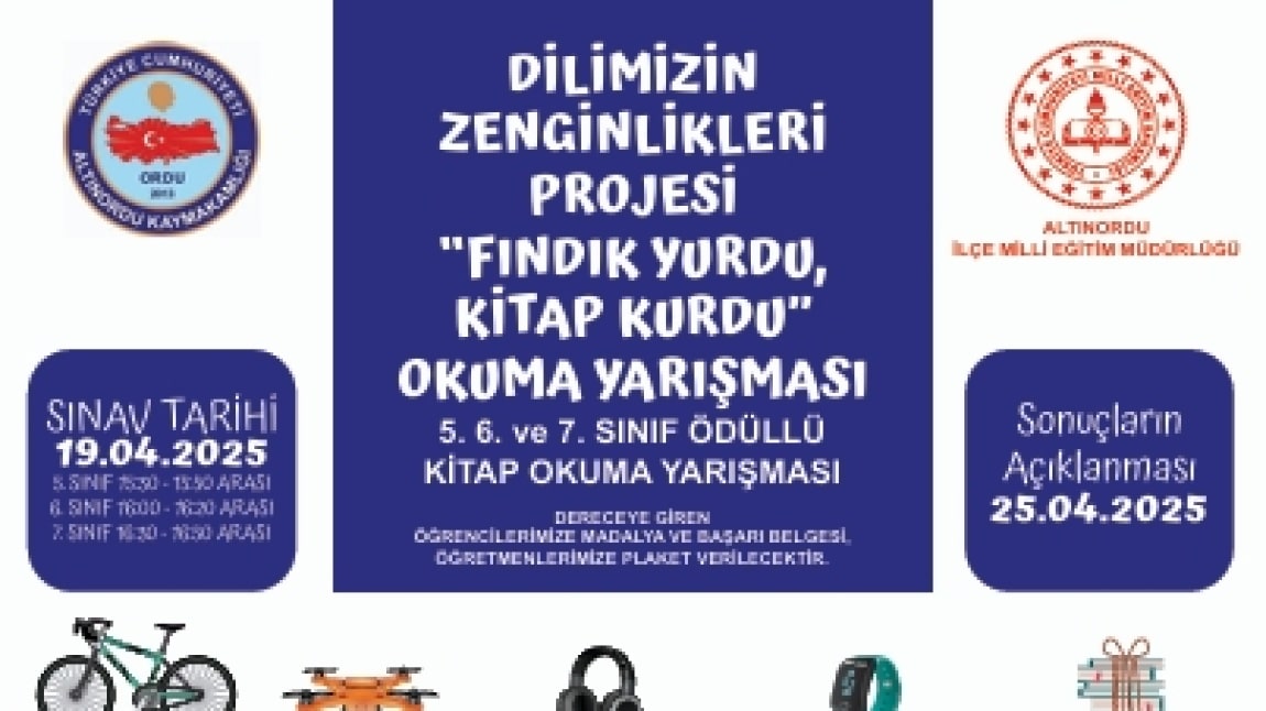 Öğrencilerimizden “Fındık Yurdu Kitap Kurdu” Yarışmasında Büyük Başarı!